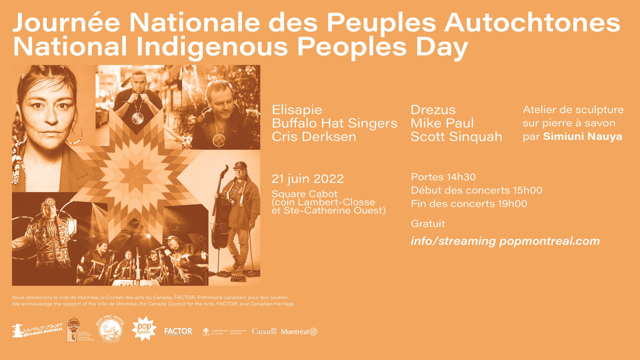 La Journée Nationale des Peuples autochtones @ Montréal | Square Cabot ...