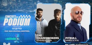Concerts du Podium | Pitbull et The Chainsmokers à Montréal en juin 2024 pour le week-end de la F1