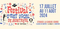 Le Festival d’art vocal de Montréal 2024 est lancé : voici quoi y voir