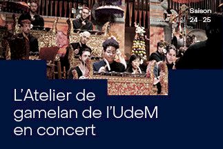 L'Atelier de gamelan de l'UdeM