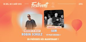 Festivent Ville de Lévis 2025 | Robin Schulz et IAM seront du rendez-vous