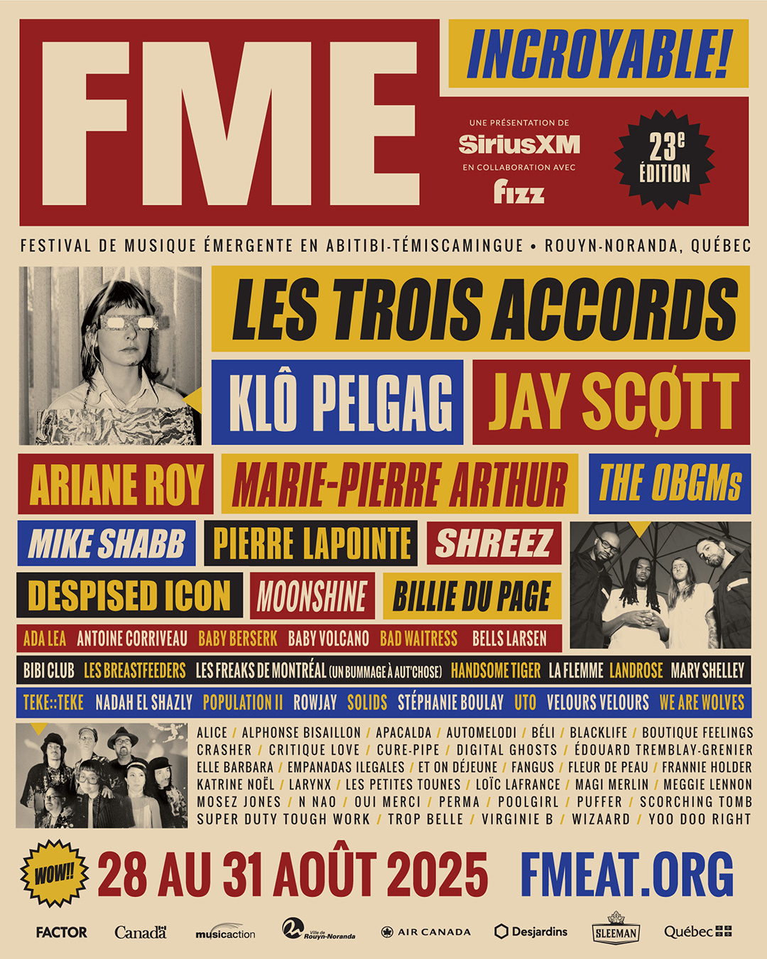 fme2025 affiche lineup 1080x1350