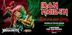 Iron Maiden avec Megadeth et Anthrax à Montréal en septembre 2026