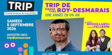 Festival TRIP d’humour 2025 | Pierre-Yves Roy-Desmarais parmi la programmation du festival d’humour à Trois-Rivières