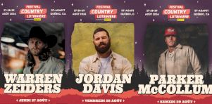 Festival Country Lotbinière 2026 | Warren Zeiders, Jordan Davis et Parker McCollum à la programmation