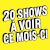 20 shows à voir en octobre 2026