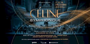 Céline Symphonique à la Maison symphonique de Montréal en décembre 2023