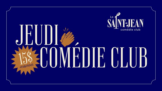 Les jeudis Comédie Club