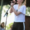 Hannah Reid, de <a href='/artiste/london-grammar/' >London Grammar</a>. Photo par Guillaume Jolicoeur.