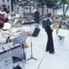 Spectacle hippie au Parc des gouverneurs entre 1974 et 1976.