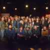 Les artistes de CCF présents à la conférence de presse.